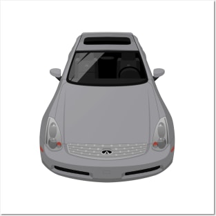 G35 Coupe 3rd gen 2003-2007 - Silver Posters and Art